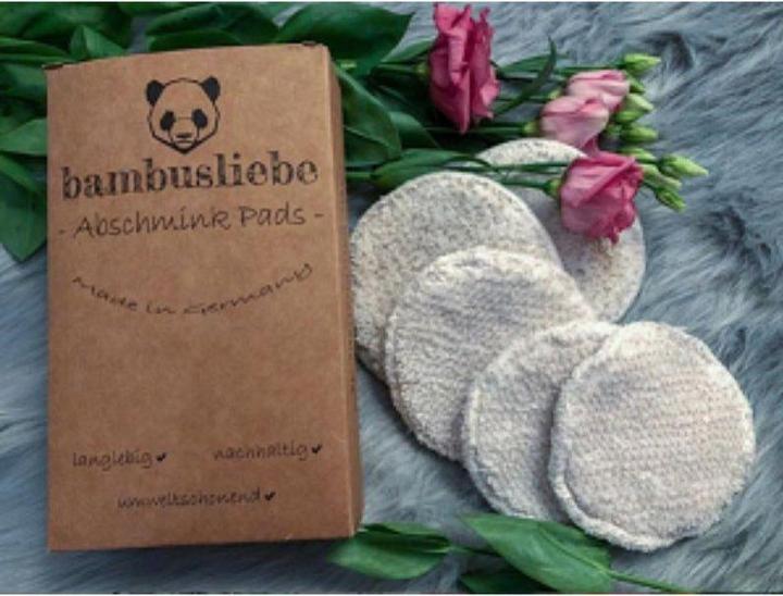 Produktbild Bambusliebe Waschbare Bambus Abschminkpads (Reinigungstücher Gesicht)