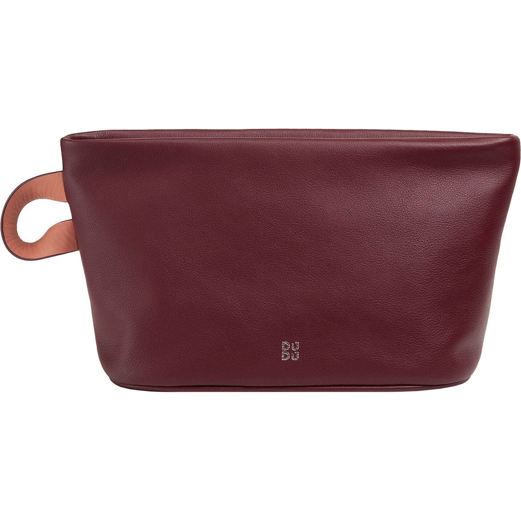 Dudu, Necessaire, Fuerteventura Kosmetiktasche Leder 28 cm, Braun, (5 l)