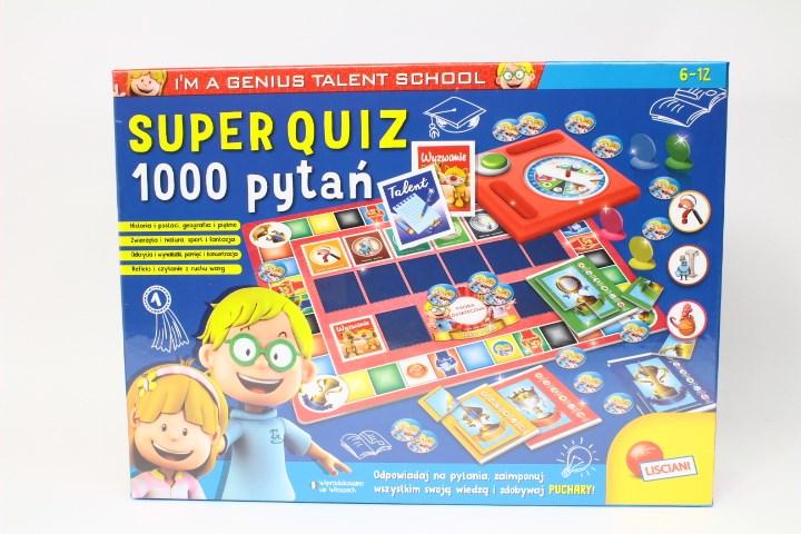 Actual product image Lisciani I'm Genius Super Quiz 1000 pytań 56477 (Polish)
