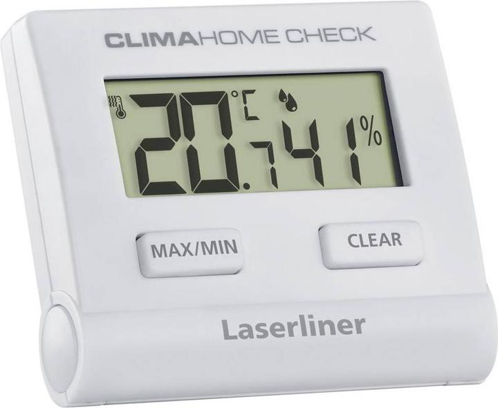 Produktbild Laserliner Thermo-/Hygrometer ClimaCheck, Detailfarbe: Weiss, Typ