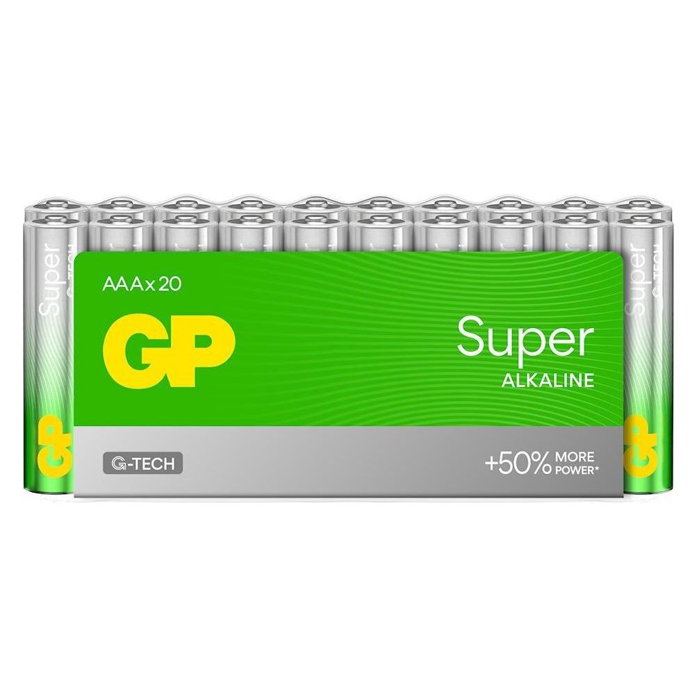 Gp Batteries Gp Alkalick?? Baterie Super Aaa (LR03)- 20ks (20 Stk., Aaa / LR03 / Micro / R03 / AM4 / MN2400 / KR03), Batterien + Akkus
