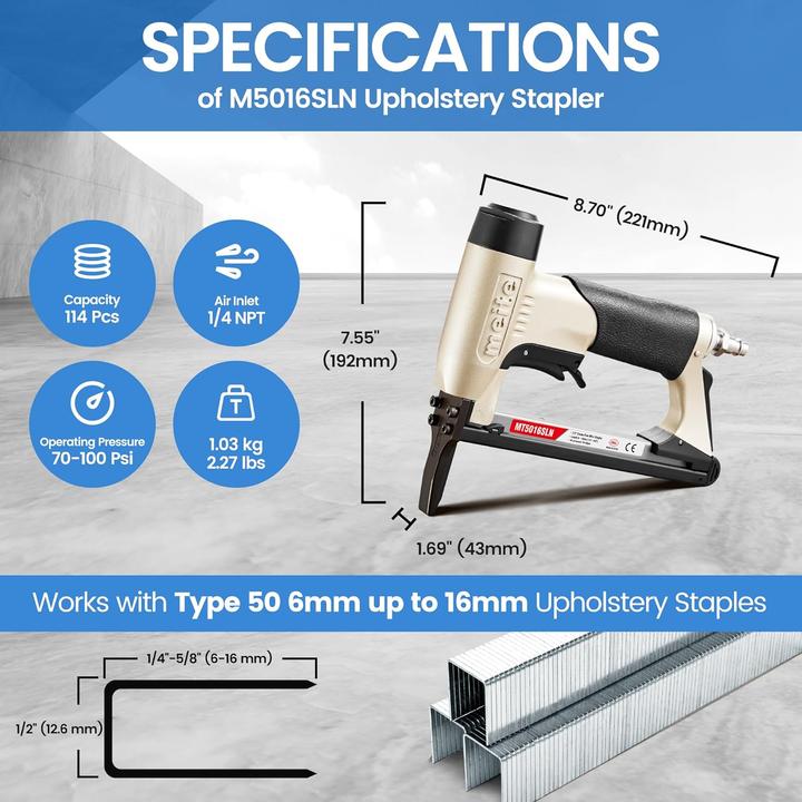 Actual product image Meite Polster-Tacker