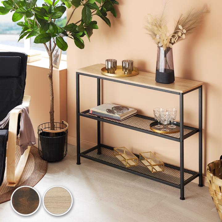 Produktbild tectake Konsolentisch Bristol 100x30x81cm (100 x 30 x 81 cm)