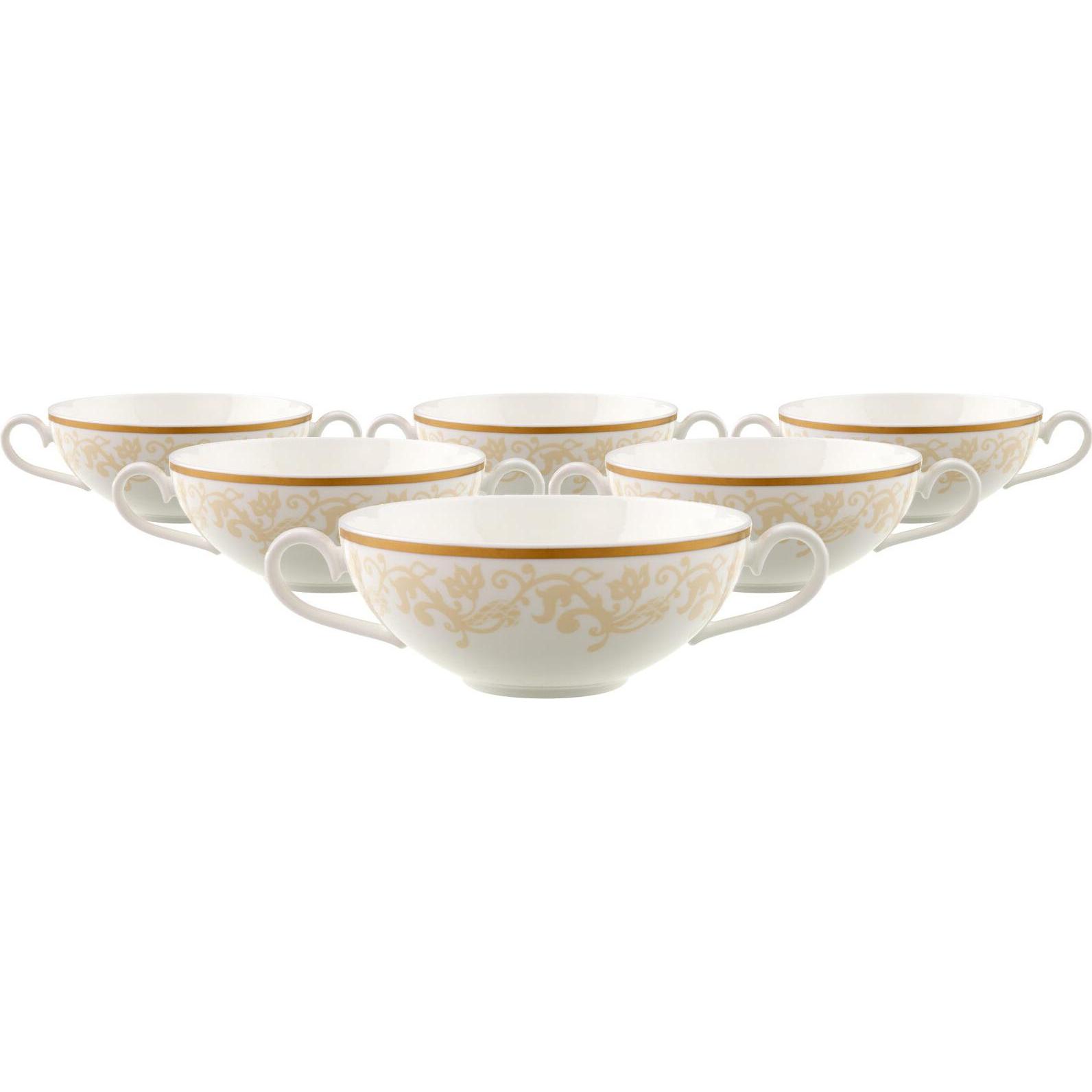 Villeroy & Boch, Tasse, Multipack Ivoire Suppen-Obertasse - 6 Stück (200 ml, 6 x)
