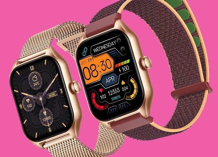 Actual product image RNCF03-5 Damen Smartwatch Roségold Armband + Armband