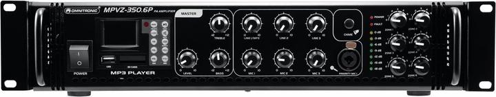 Image du produit Omnitronic MPVZ-350.6P (Amplificateur)