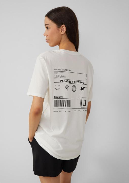Produktbild S.Oliver T-Shirt Unisex T-Shirt mit Rückenprint (XS)