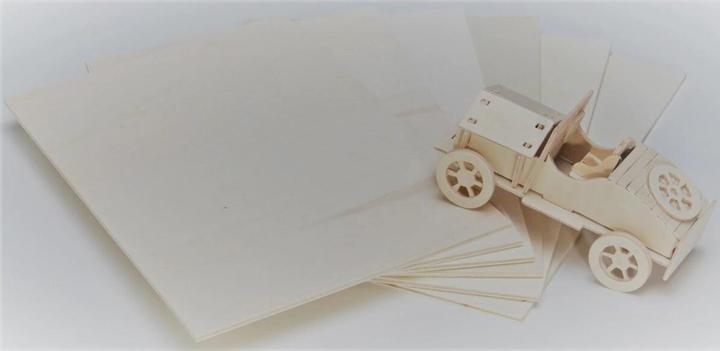 Immagine prodotto The cool tool Tavole di compensato di pioppo 4mm A4, 4 pezzi.