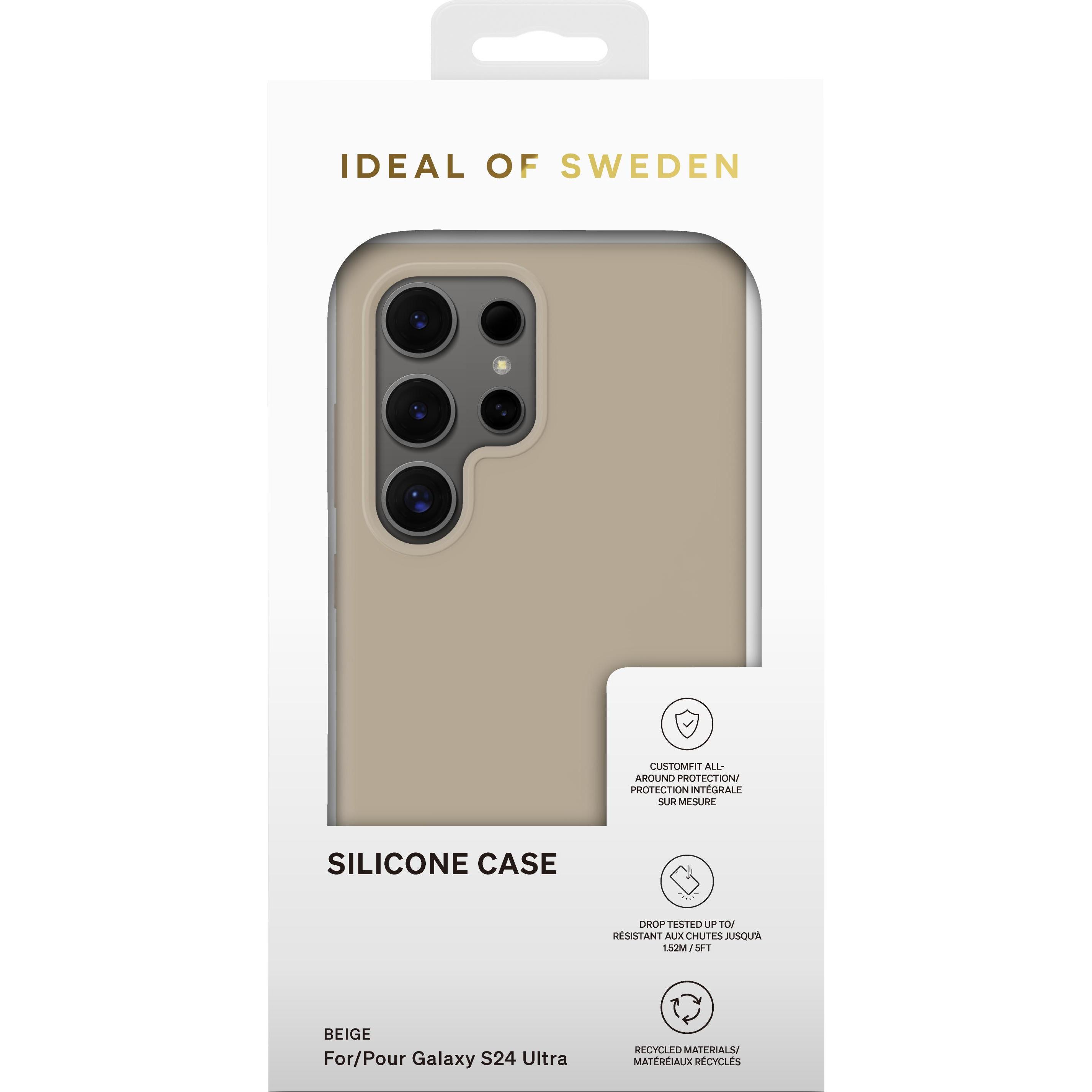 Thumbnail - iDeal Of Sweden Silicone Case - Beige (Samsung Galaxy S24 Ultra), Smartphone Hülle, Beige