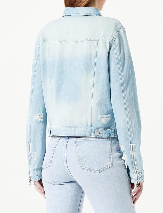 Actual product image True Religion Destroyed Wash Denim Jacket (XS)