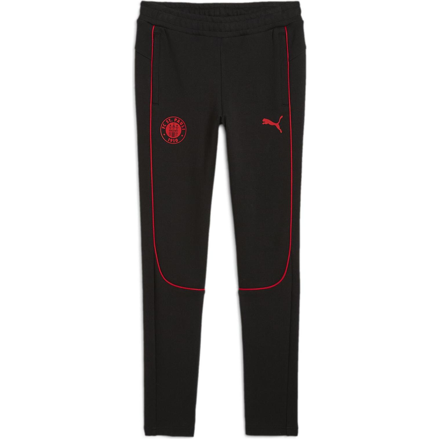 Puma, Jungen, Sporthose, FCSP Casuals Pants Jr (164), Schwarz, 164