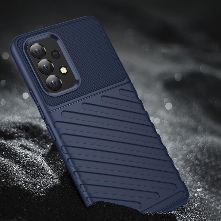 Produktbild Hurtel Thunder Case Flexibel Robuste Panzer Handyhülle TPU Schutzhülle für Samsung Galaxy A53 5G blau (Samsung Galaxy A53 5G)