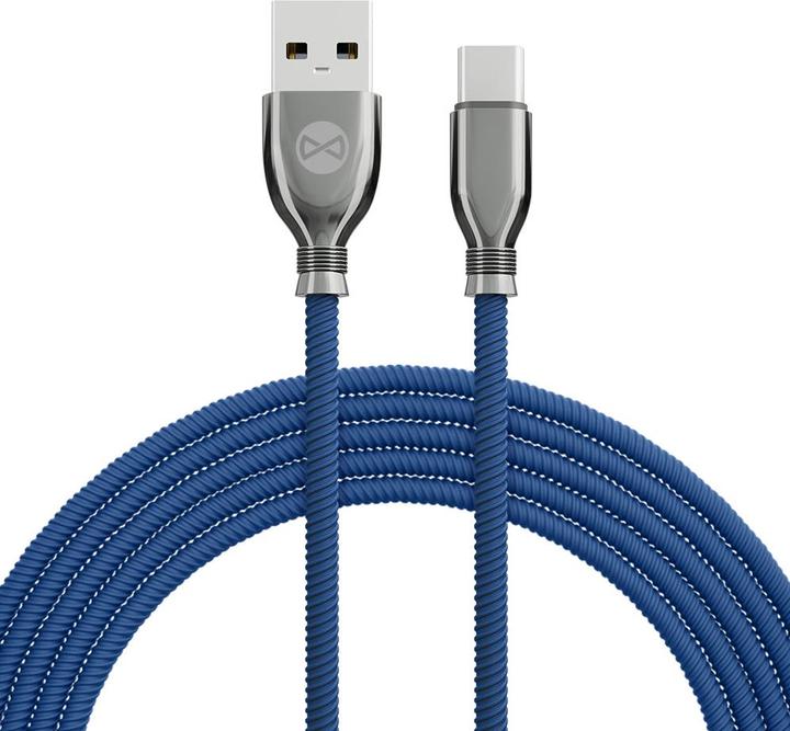 Actual product image Forever Tornado cable USB - USB-C 1,0 m 3A navy blue (1 m, 60 W)