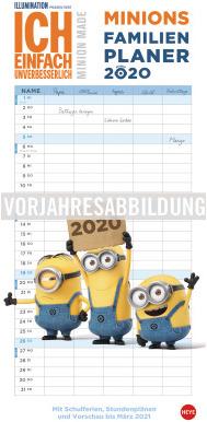 Produktbild Heye Familienplaner Minions 840177767 DE,21 X 45cm,2021 (Spezial, Kein Einband, Deutsch)