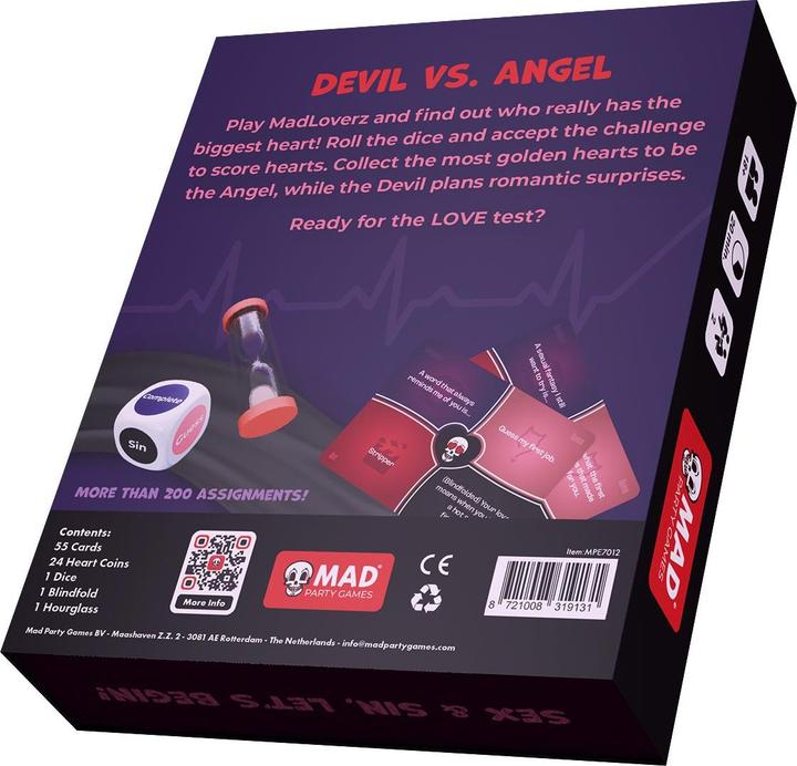 Productafbeelding Mad Party Mad Loverz Erotic Game 12 pcs (Kaartspel, Engels)