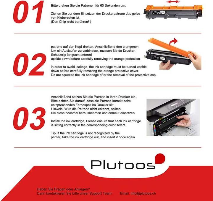 Image du produit Plutoos TN-241/245 (M, C, Y, CF)