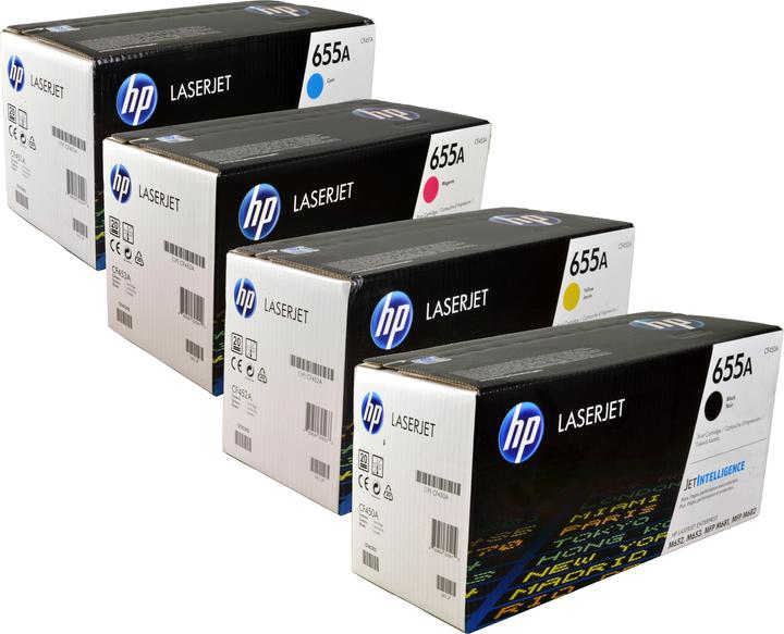 Image du produit HP 4 toner CF450A-CF453A 655A multipack K C M Y 4 couleurs (C, CF, M, Y)