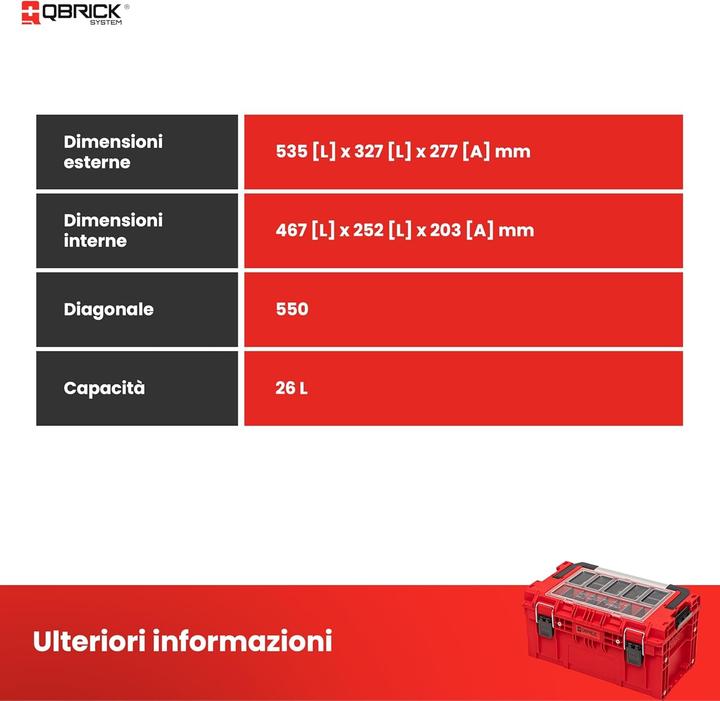 Actual product image Qbrick Werkzeugkoffer (1 Piece)