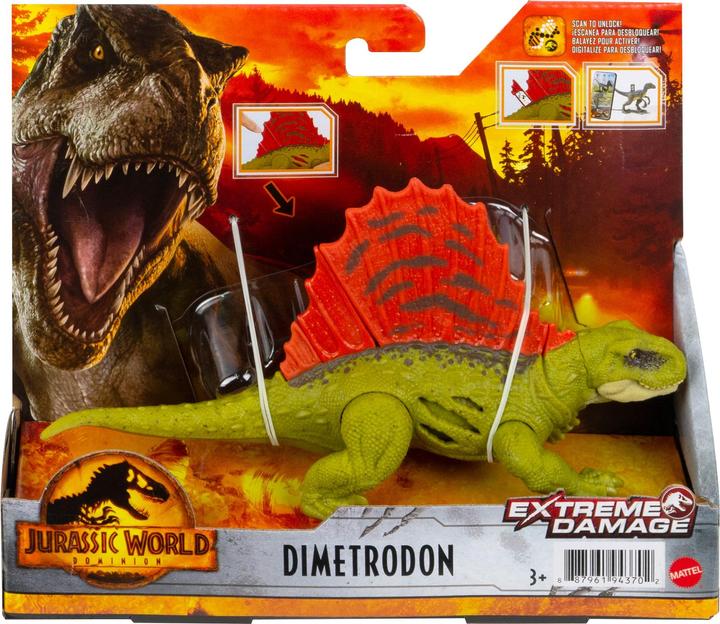 Produktbild Jurassic World JW3 Extreme Damage Feature Dino Sort.