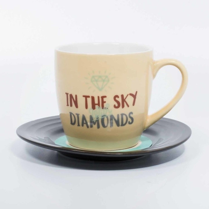 Actual product image Mugs Set of cups Lyrical Mug Diamonds (250 ml, 1 x)