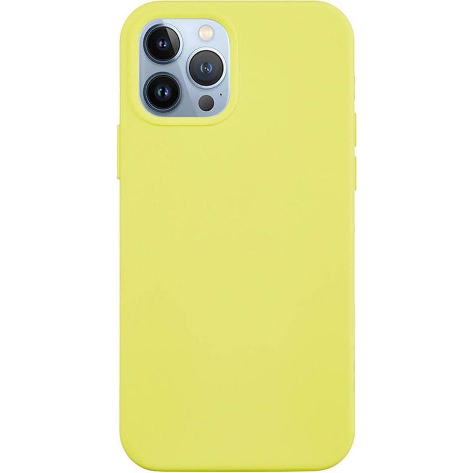 Cover-Discount iPhone 15 Pro Max - Silikon Gummi Hülle gelb (Apple iPhone 15 Pro Max), Smartphone Hülle, Gelb