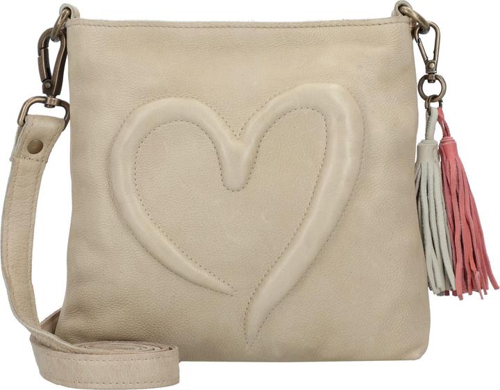 Actual product image Taschendieb Herzweg Umhängetasche Leder 24 cm