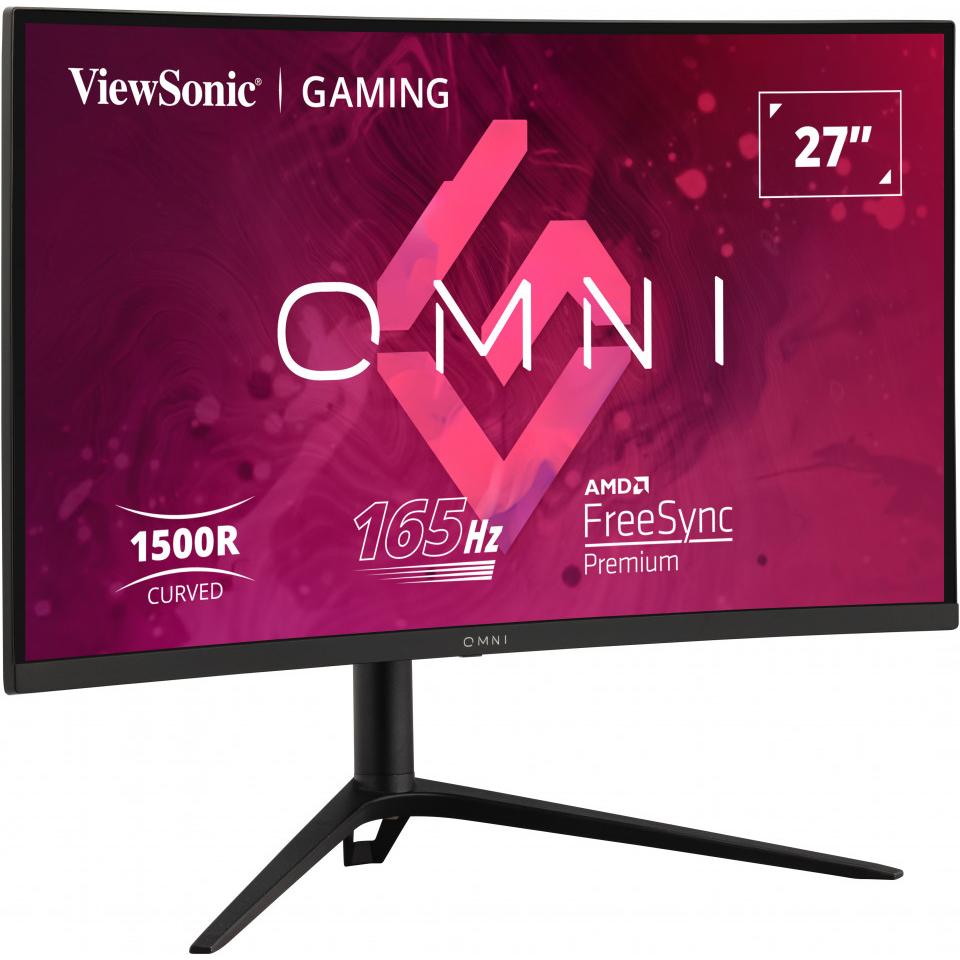 Viewsonic VX2718-2KPC-MHDJ (2560 x 1440 Pixel, 27"), Monitor, Schwarz