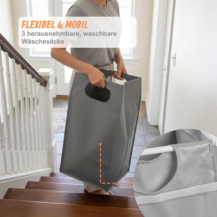 Actual product image Relaxdays laundry caddy (50 l)