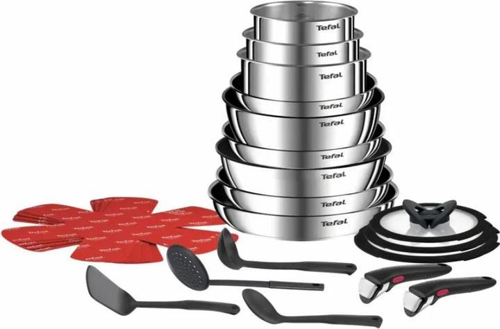 Productafbeelding Tefal L897SM74 (28 cm, Kookpotten en pannenset, Roestvrij staal)