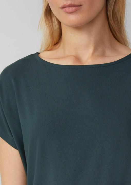 Actual product image S.Oliver T-Shirt Fliessendes Jersey-Shirt mit überschnittenen Schultern (40)