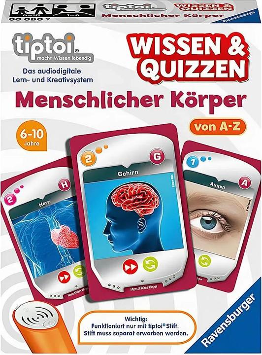Actual product image tiptoi Human body (German, 6 - 10 years)