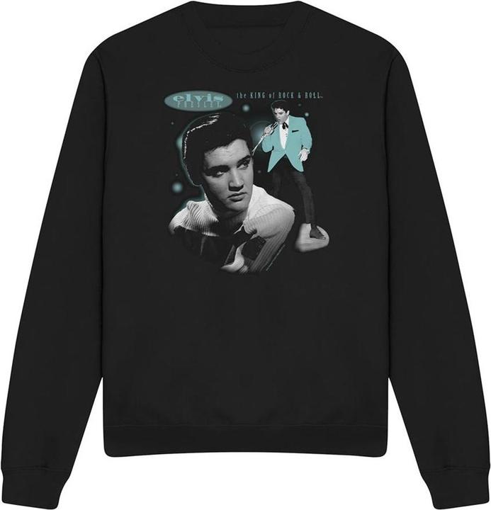 Produktbild Elvis Teal Portrait Sweatshirt (L)