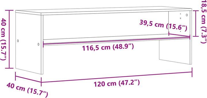 Produktbild VidaXL Bero (120 x 40 x 40 cm)