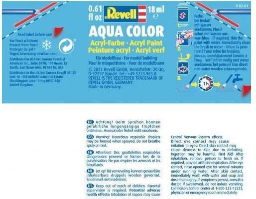 Actual product image Revell light blue matt