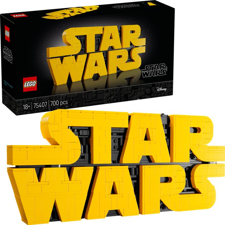 Actual product image LEGO Star Wars™ logo made from bricks (75407, LEGO Star Wars)