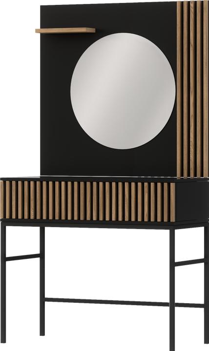 vintage barbie black dress Garvee Vanity Desk with Led Lighted Mirror,Makeup Vanity with 10 Led Lights & 5 Metal Sliding Drawers, 3 Color Brightness Adjustable, Vanity Table main image 1