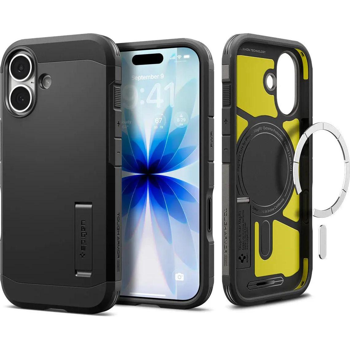 Spigen Nero Tough Armor "T" (Apple Iphone 17), Cover Smartphone,
