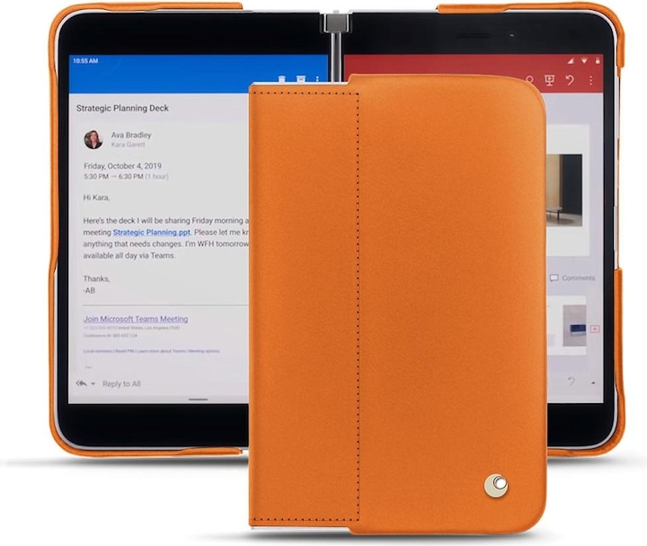 Actual product image Noreve Leather cover (Microsoft Surface Duo)