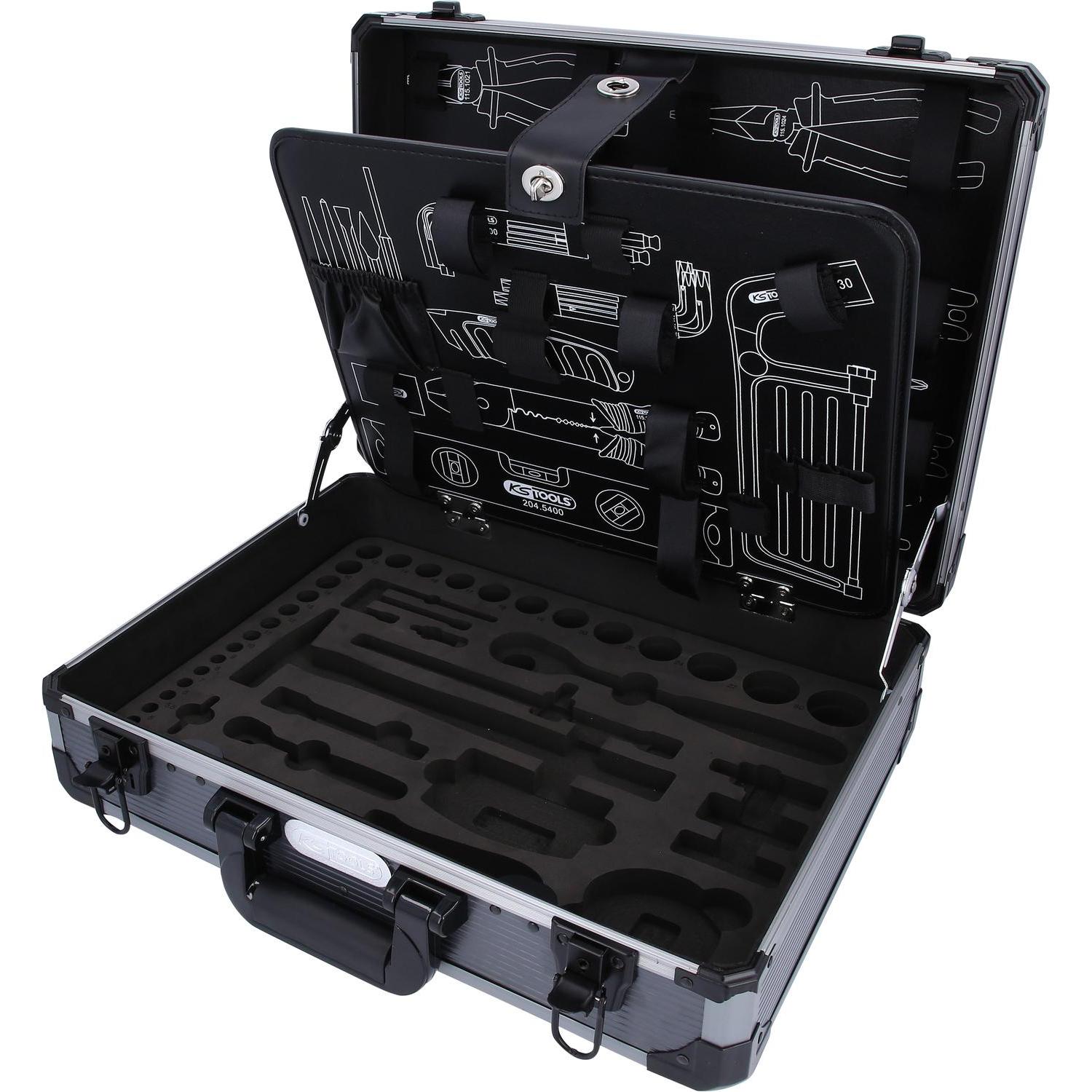 KS Tools, Werkzeugkoffer, Aluminium Leerkoffer abschliessbar für 911.0727