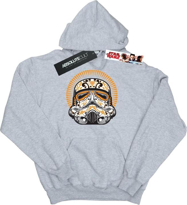 Immagine prodotto Star Wars Stormtrooper Dia De Los Muertos Felpa con Cappuccio Uomo (3XL)