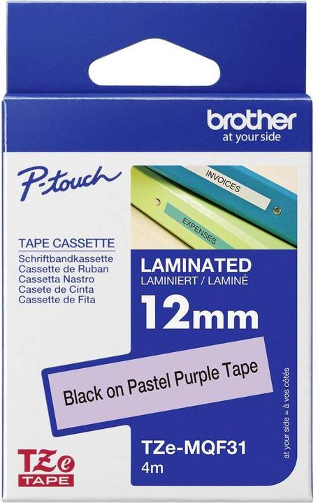Actual product image Brother TZe-MQF31 (1.20 cm, Violet)