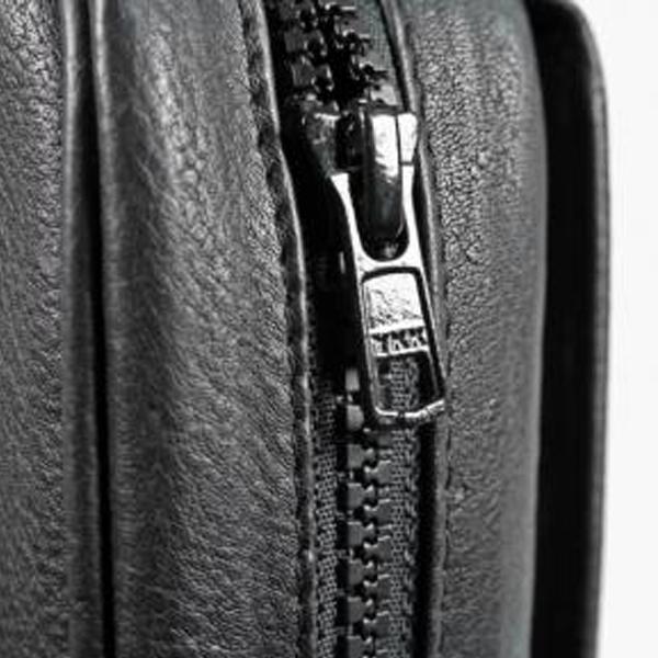 Actual product image Rattray’s Rattray's 3 Pipe Bag Black Leather PB2