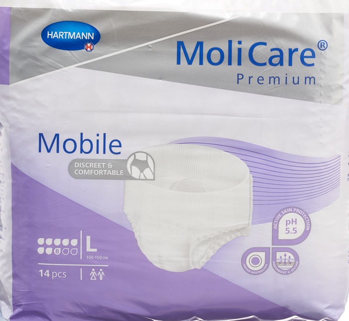 Actual product image MoliCare Mobile 8 Incontinence Pants (14 x, L)