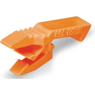 25x Wago Verriegelungsklinke, Elektronikzubehör + Gehäuse, Orange
