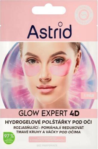 Actual product image Astrid - Glow Expert 4D Brightening Hydrogel Eye Pads with Niacinamide