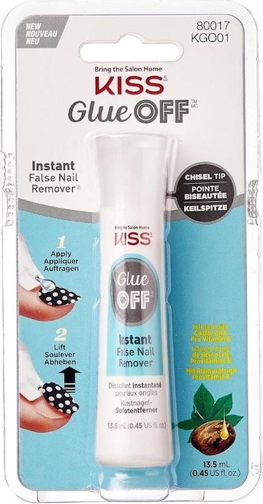 KISS Glue Off - Instant False Nail Remover (Nagellackentferner, Transparent)