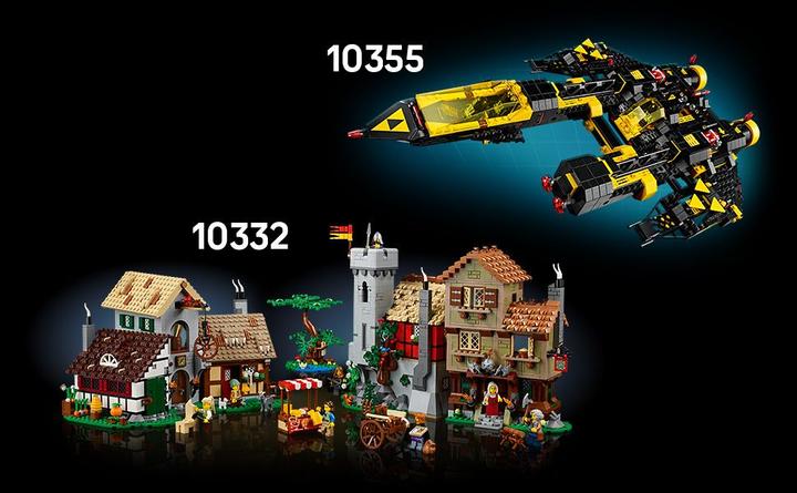 Actual product image LEGO Blacktron Renegade (10355, LEGO Icons, LEGO Rare Sets)