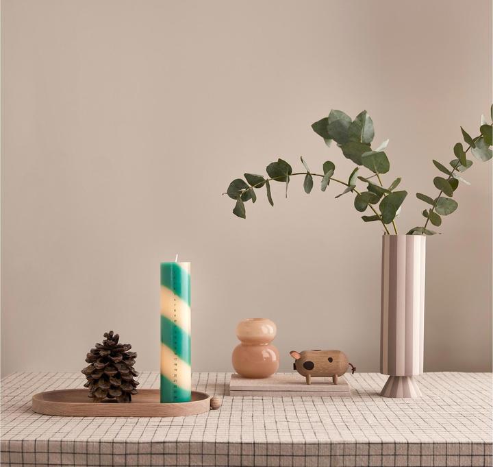 Immagine prodotto OYOY Living Ciotola decorativa Toppu alta 31 cm, Beige (1 x, 35,5 x 13 x 13 cm, 6.00 l)