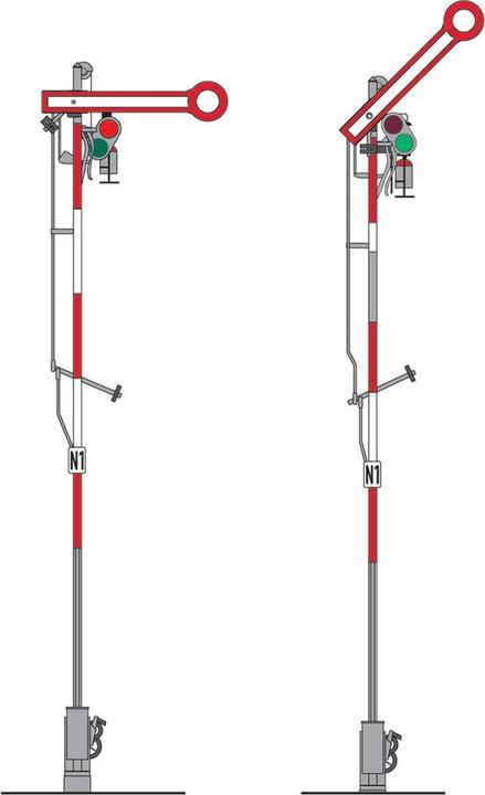 Productafbeelding Märklin H0 70391 Gevormd Signaal Hoofd Signa