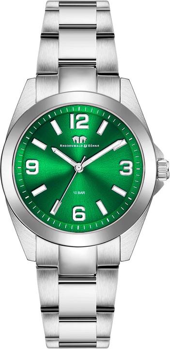 Immagine prodotto Orologio al quarzo da donna Majestia in acciaio inox argento - 32438 (Orologio da polso analogico, 37.50 mm)